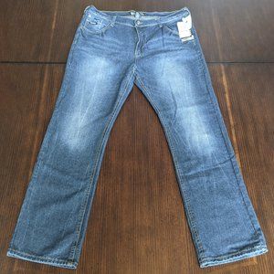 42x34 Relaxed Fit Denim Blue Jeans